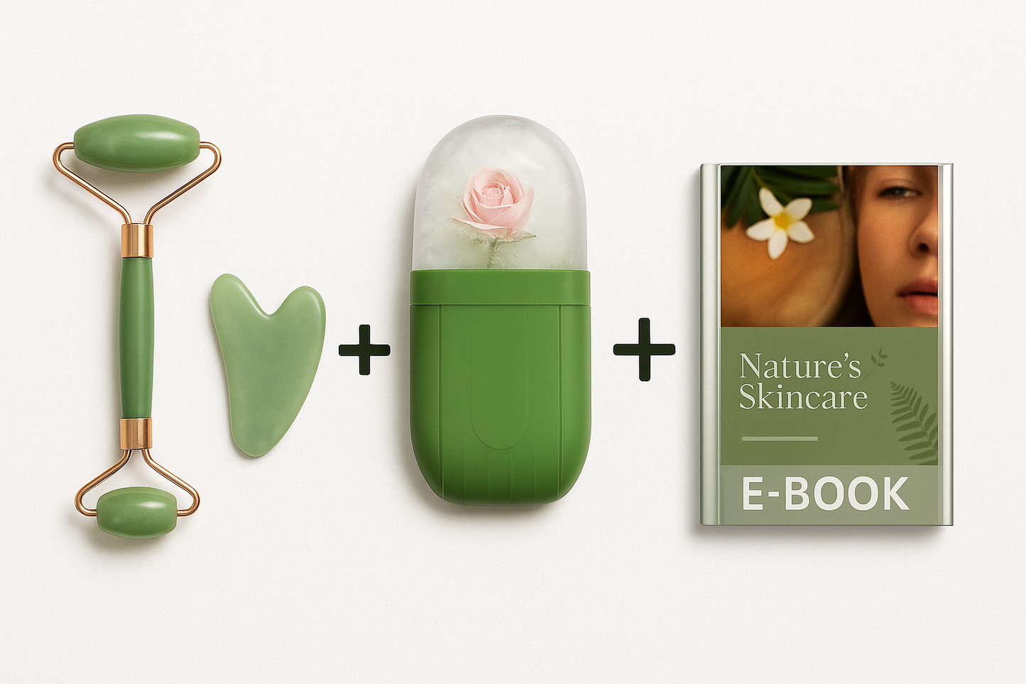 Gua Sha + Eisroller + E-Book